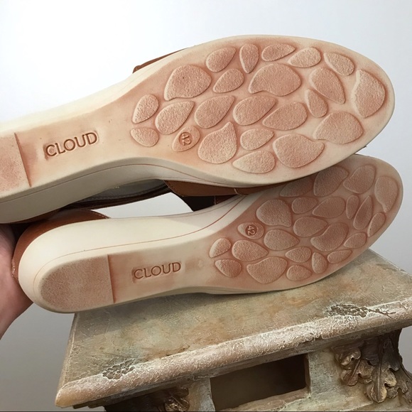 NEW Cloud Footwear Tan Leather Sandals Size 11 - Picture 6 of 7
